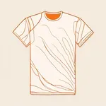 burnt orange t-shirt image